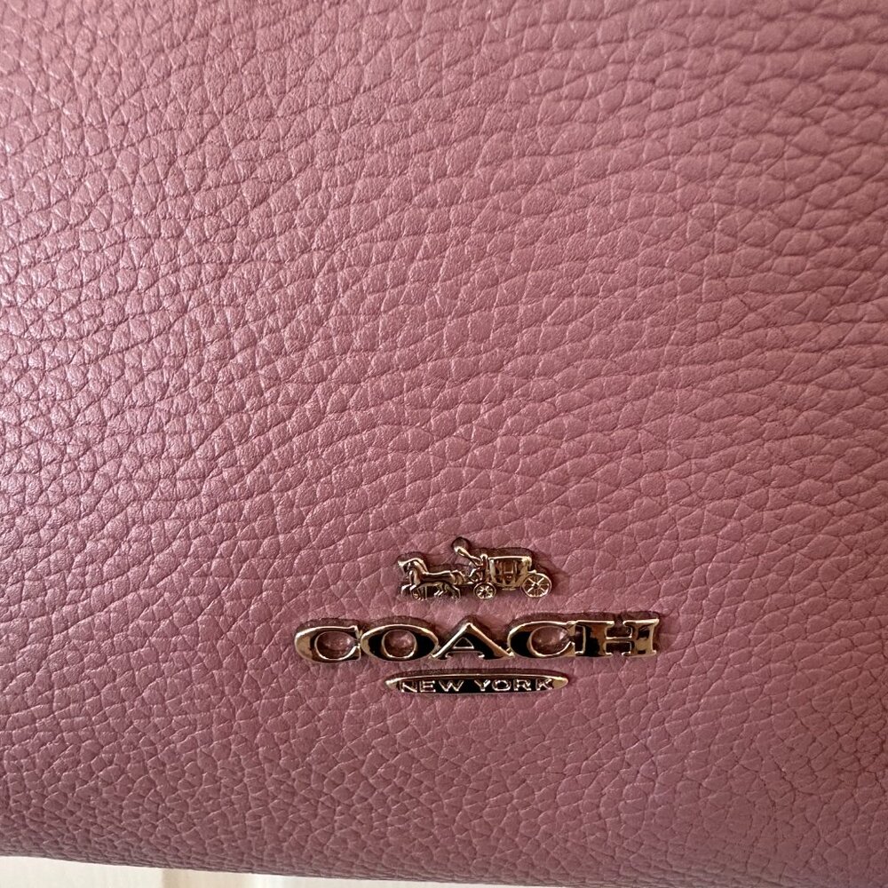 Coach Clarkson Hobo Lavender Pebbled Leather Bag - Picture 2 of 16